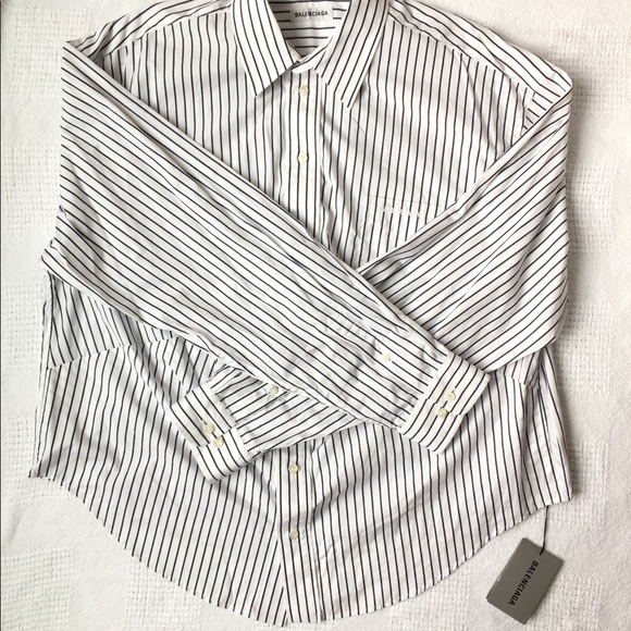 Balenciaga Shirt Blouse Button-Down Brand New with Tag 100% Authentic - Picture 8 of 15